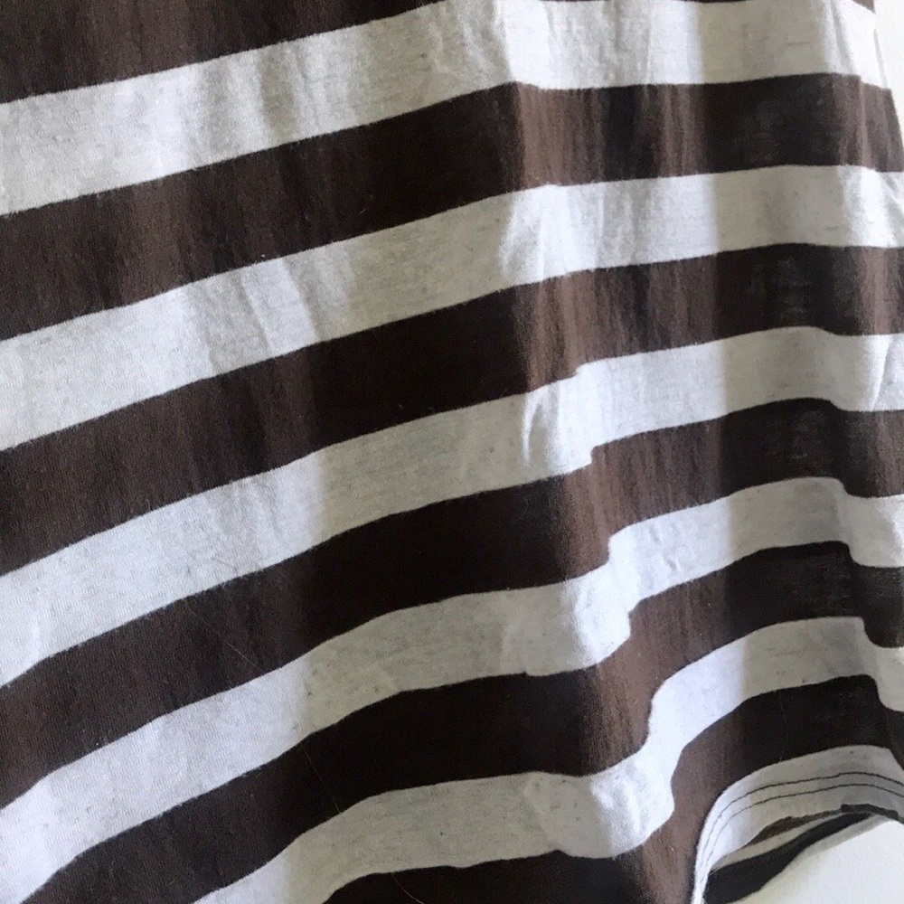 BROWN STRIPED RACERBACK TANK TOP - Picture 3 of 6